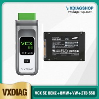 VXDIAG VCX SE DoIP Hardware for BMW, BENZ and VW 3 in 1 with 2TB SATA SSD