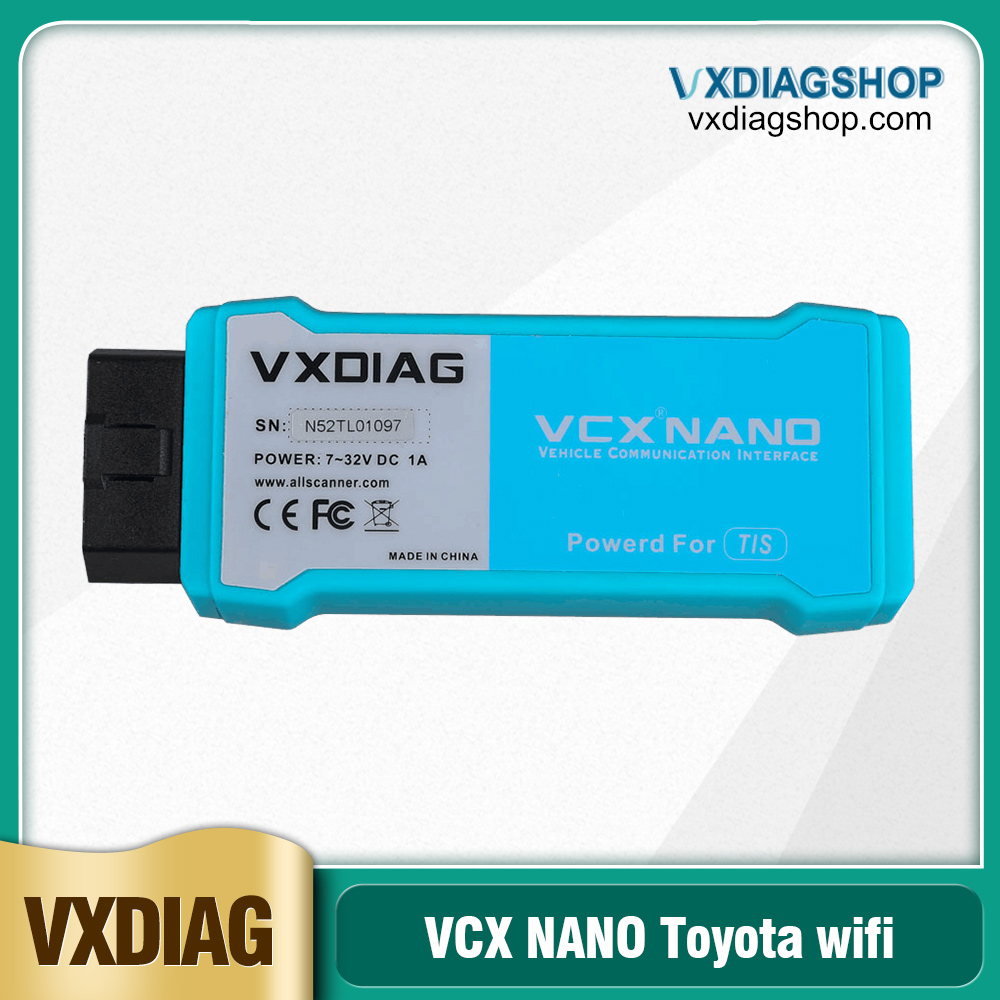 WIFI Version VXDIAG VCX NANO for TOYOTA LEXUS Compatible with SAE J2534 Supports Year till 2023 Free Shipping